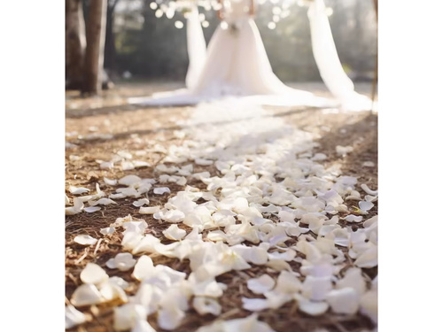 Rózsaszirmok - fehér - 500 db.