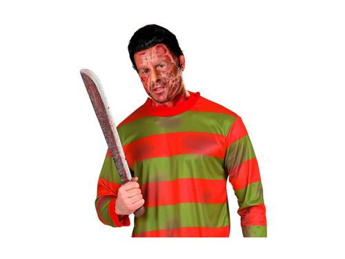 Vérfoltos műanyag machete - 56 cm