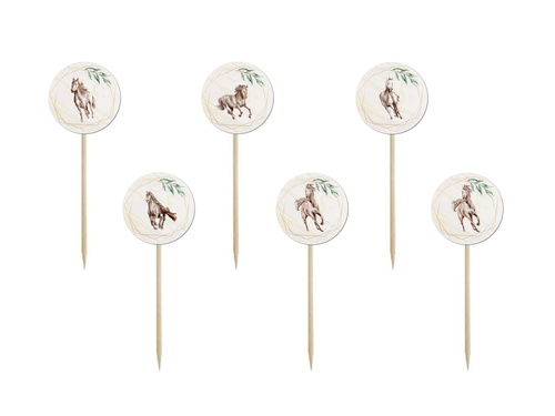 Tortaszedő lovak - 6 db.