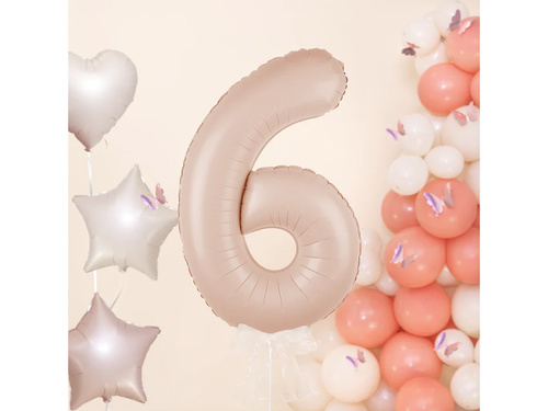 Fólia lufi karamell 6-os szám - 100 cm - 1 db.