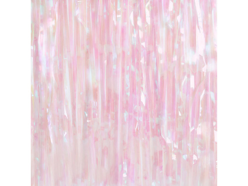 Függöny - ajtófüggöny fehér holografikus - 100 x 250 cm