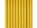 Fémezett arany csöves szívószálak - 10 db.