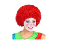 Bohóc paróka vörös afro haj