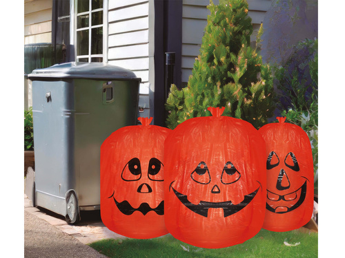Halloween tökzsákok - 3 db.