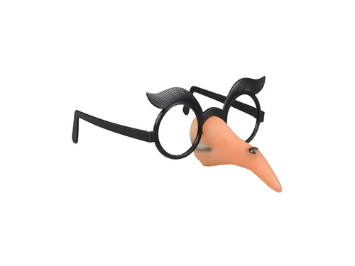 Boszorkány orr és szemüveg - 1 db.