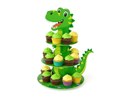 Cupcake tálca állvány Dinoszaurusz - 1 db.