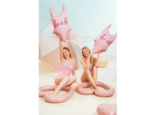 Menyasszonyi fürdőruhás fólialufi - 37 x 68 cm - 1 db.