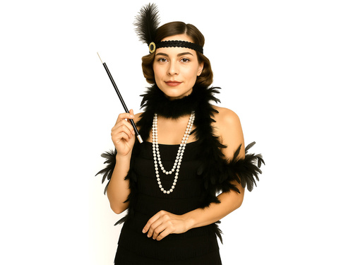 Retro fekete szett Boa-val