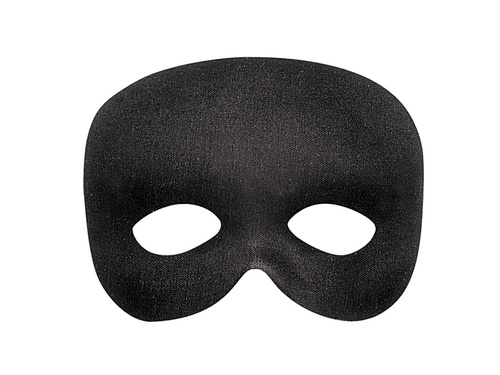 Velencei farsangi maszk fekete - 1 db.