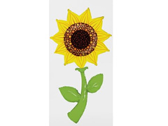 Fólialufi Sárga napraforgó - 169 cm - 1 db.