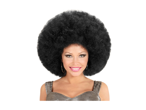 Fekete nagyméretű minőségi afro paróka