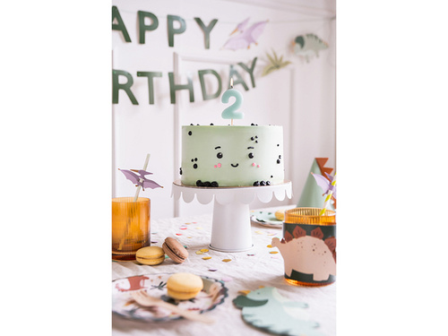 Kettes számú kék gyertya - 2 - 1 db.