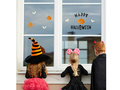 Boldog Halloween ablakmatricák - 1 készlet