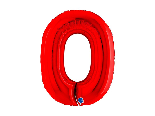Fólia lufi 0 piros - 40" - 1 db.