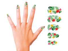 Műköröm Hawaii - 12 db.