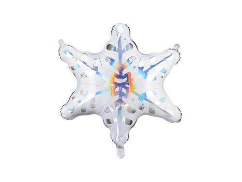 Hópehely fólialufi - 55 x 57 cm - 1 db.