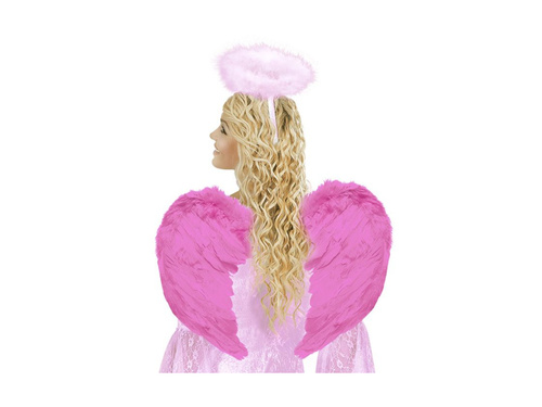 Rózsaszín toll szárnyak 50×40 cm