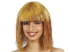 Arany fóliás paróka - 1 db.