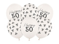 Latex lufik készlet 50. születésnapra - 30 cm - 50 db.