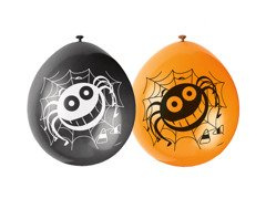 Latex pók lufi - 23 cm - 10 db.