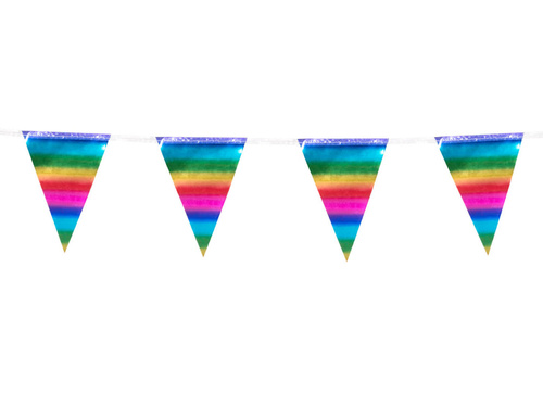 Szivárvány zászlók banner - 300 cm - 1 db.