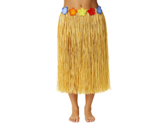 Hawaii hosszú szalmaszoknya - 80 cm - 1 db.