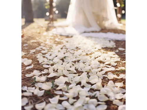 Rózsaszirmok - fehér - 500 db.