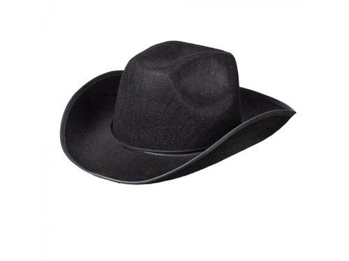 Fekete cowboy kalap - 1 db.
