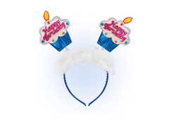 Fejpánt szőrmével - születésnapi muffinok