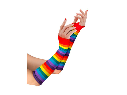 Szivárvány ujjatlan kesztyű 33 cm