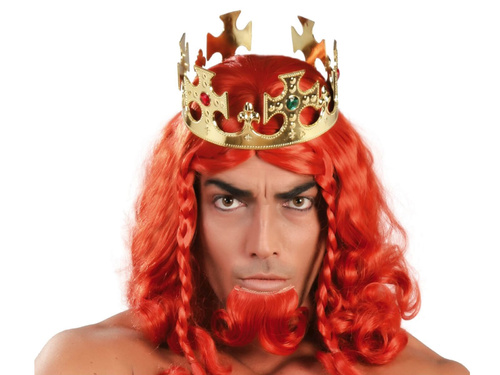 Királyi korona állítható - arany - 1 db.