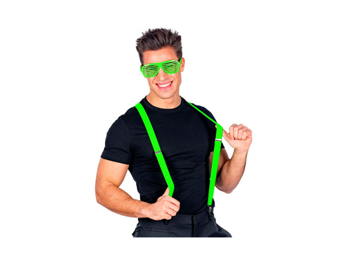 Neonzöld diszkó fogszabályzó