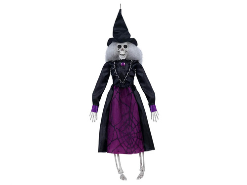 Boszorkány csontváz függő dekoráció - 40 cm - 1 db.