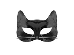 Fekete macska farsangi maszk - 1 db.