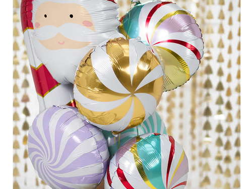 Arany Candy fólia lufi - 35 cm - 1 db.