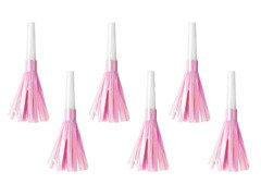 Trombitasípok kibontva irizáló rózsaszín - 6 db