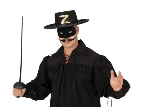 Zorro kardforgató szett fekete - 2 elemű