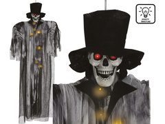 Csontváz menyasszony és vőlegény függő dekoráció - 180 cm - 1 db.