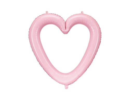 Fólia lufi szív képkeret - 73 x 72 cm