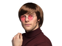 Barna férfi paróka - 1 db.