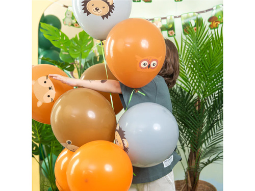 Erdei barátok latex lufi - 30 cm - 8 db.