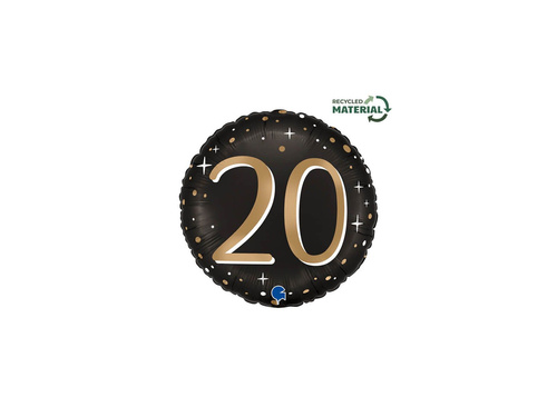 Sparkling 20 - 14" kerek fólialufi - 1 db.