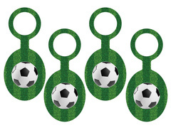 Palack akasztók Football - 8 db.