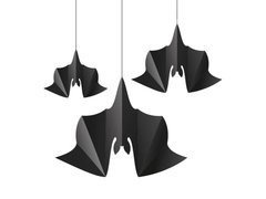 Függő dekoráció denevérek Halloweenre - 6 db.