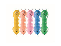 Léggömb alakú földigiliszták szarvakkal vegyes színekben - 50 db