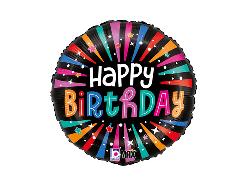 Boldog születésnapot fólialufi - 35 cm - 1 db.