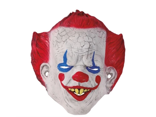 Latex bohóc maszk - 1 db.