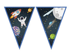 Rocket Space zászló banner - 1 db.