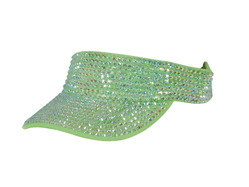 Zöld fejpánt cirkonokkal - 1 db.