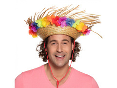 Hawaii kalap virágokkal - 1 db.